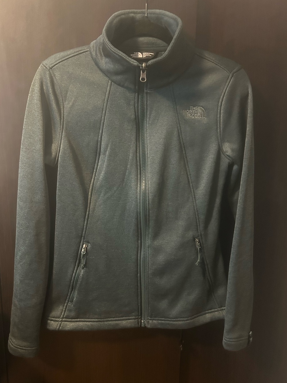 Dark green The North Face Women’s Zip Fleece Jacket